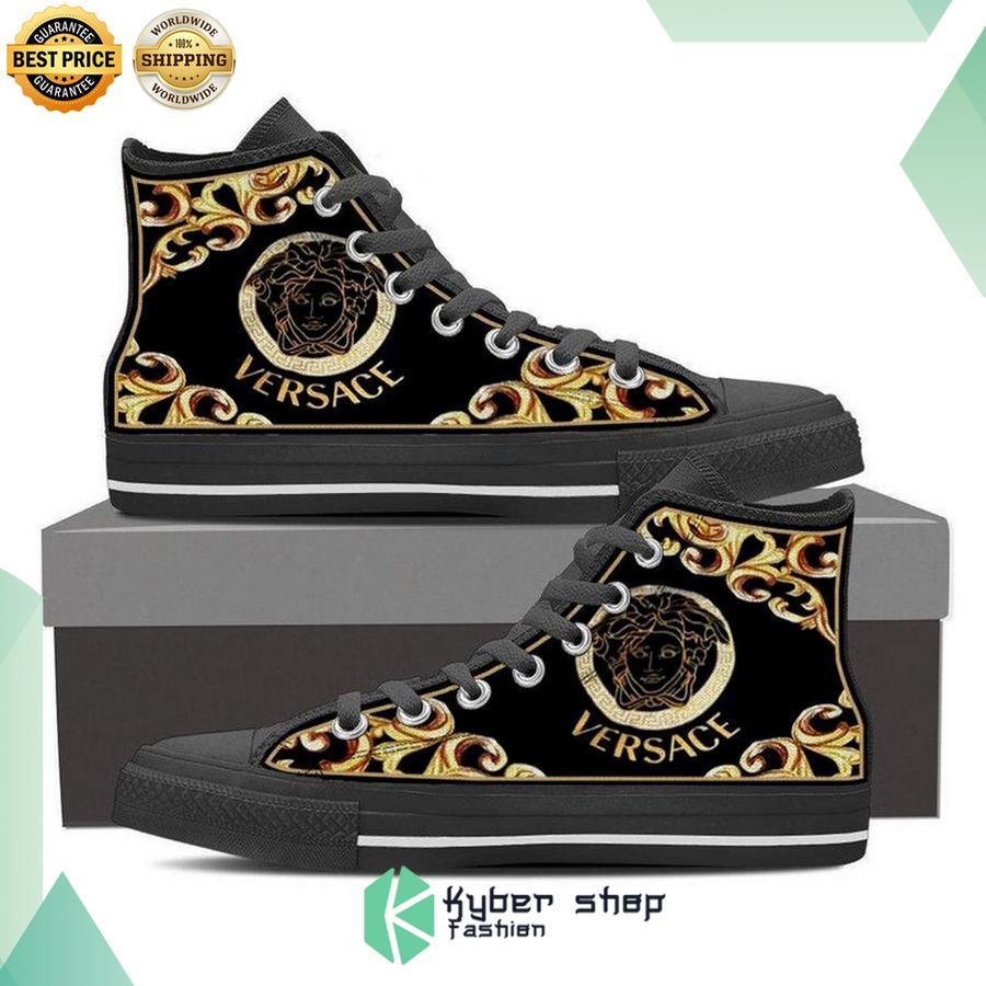 black gold versace high top canvas sneaker 1 786