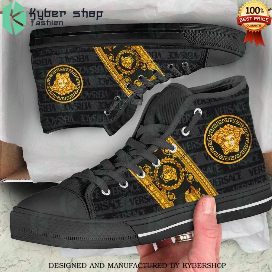 black gold versace high top canvas sneakers 1 540