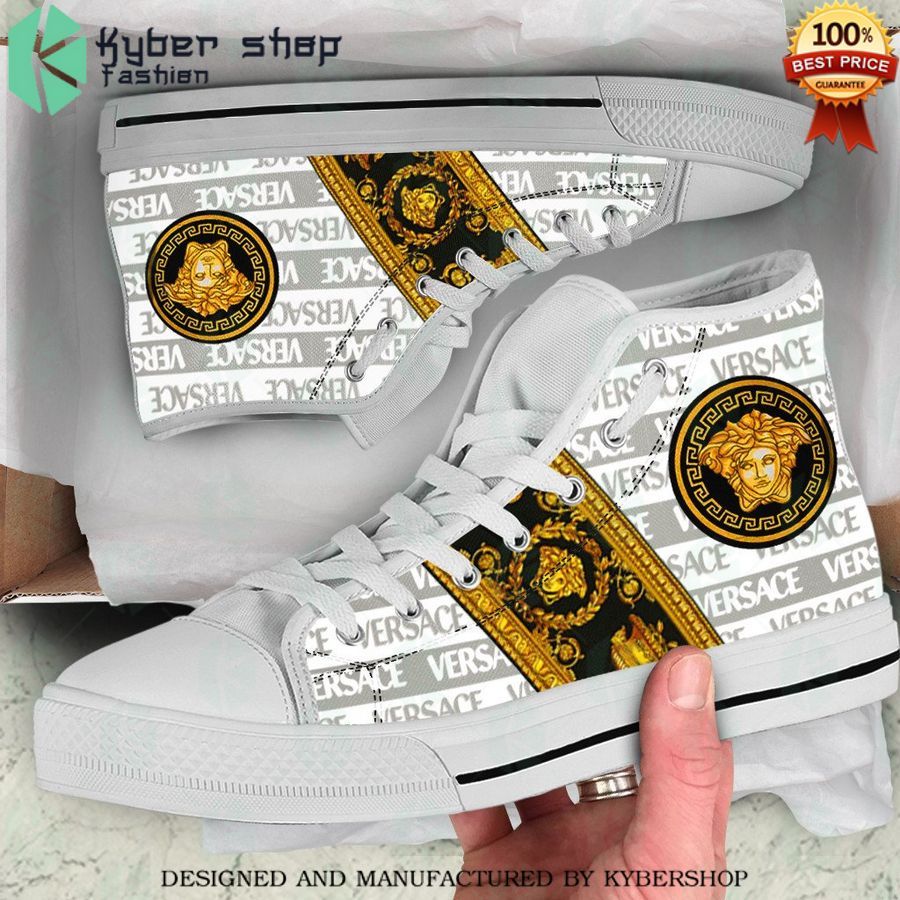 grey gold versace high top canvas sneakers 1 416