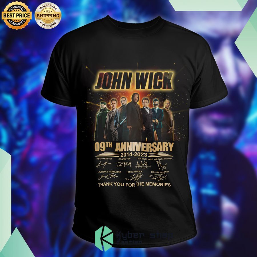 john wick 4 thank you for the memories 9th anniversary t shirt 1 962