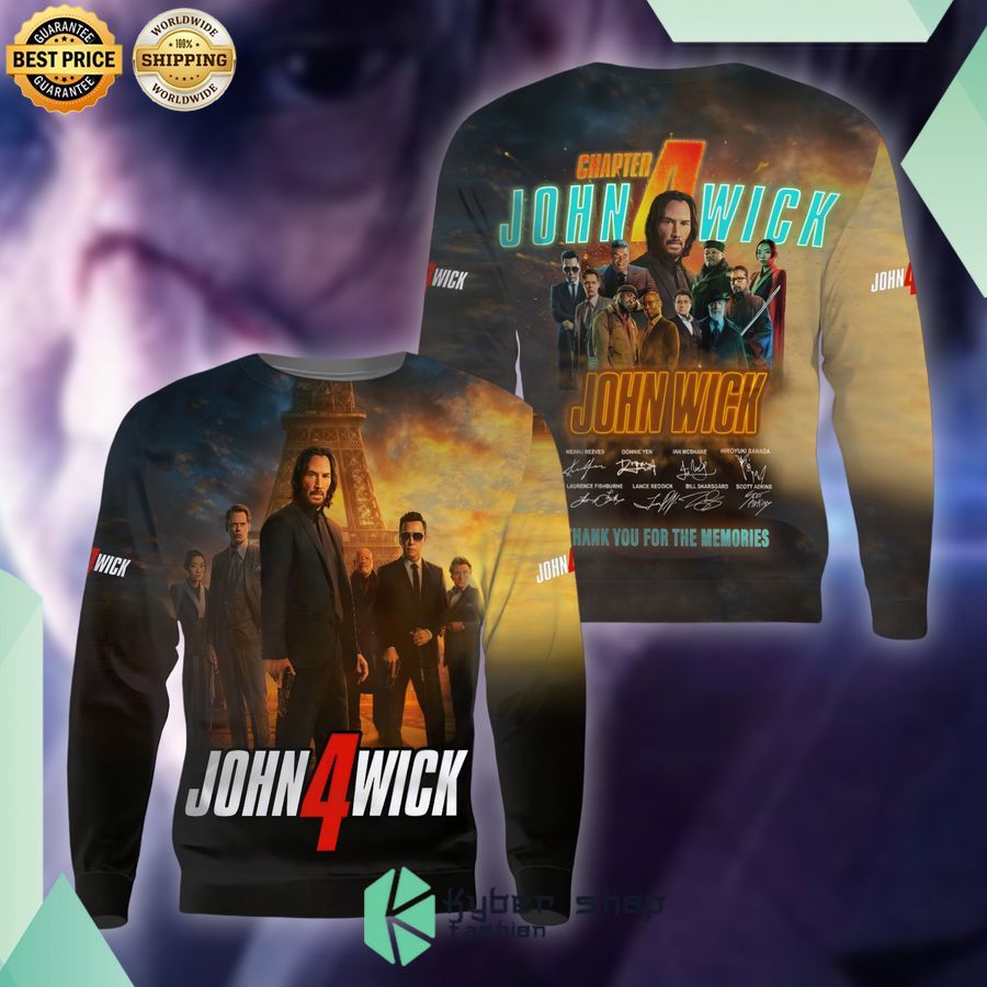 john wick chapter 4 thank you for the memories shirt hoodie 2 123