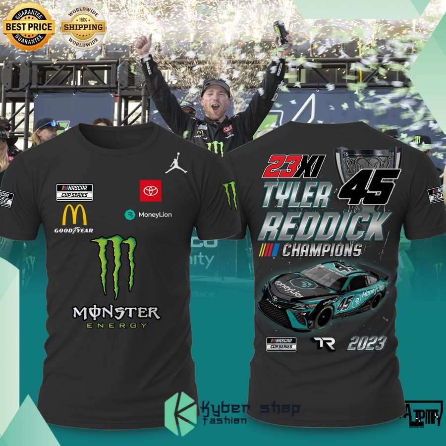 monster energy tyler reddick championship t shirt 1 263