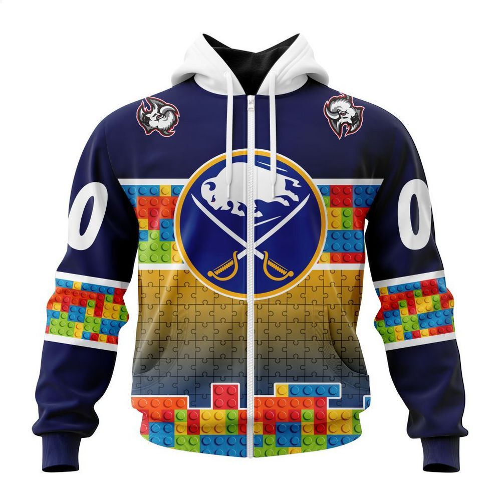 personalized buffalo sabres autism awareness shirt hoodie 2 561