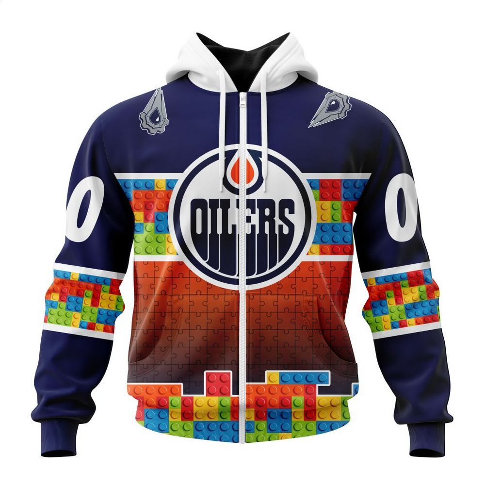 personalized edmonton oilers autism awareness shirt hoodie 2 266