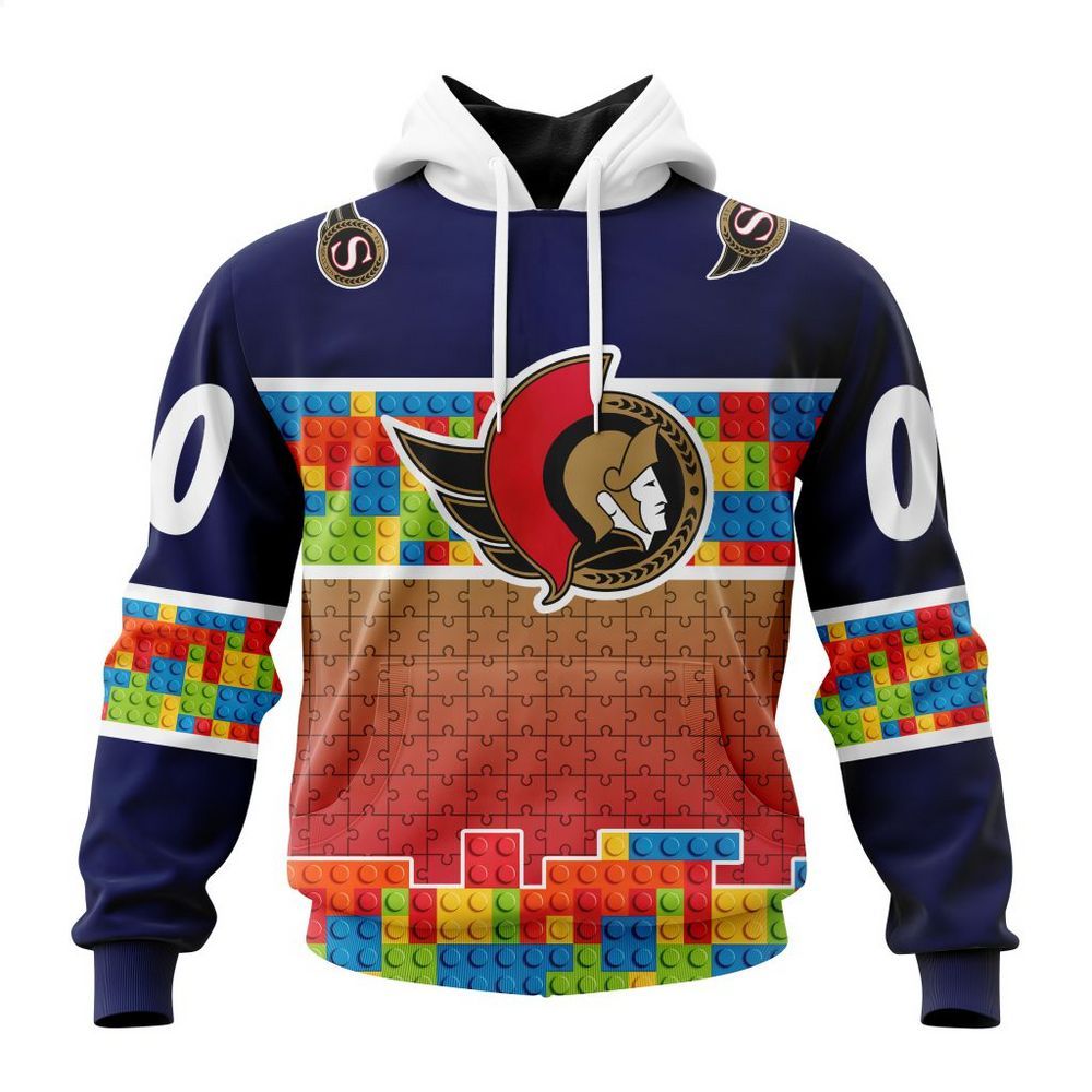 personalized ottawa senators autism awareness shirt hoodie 1 214