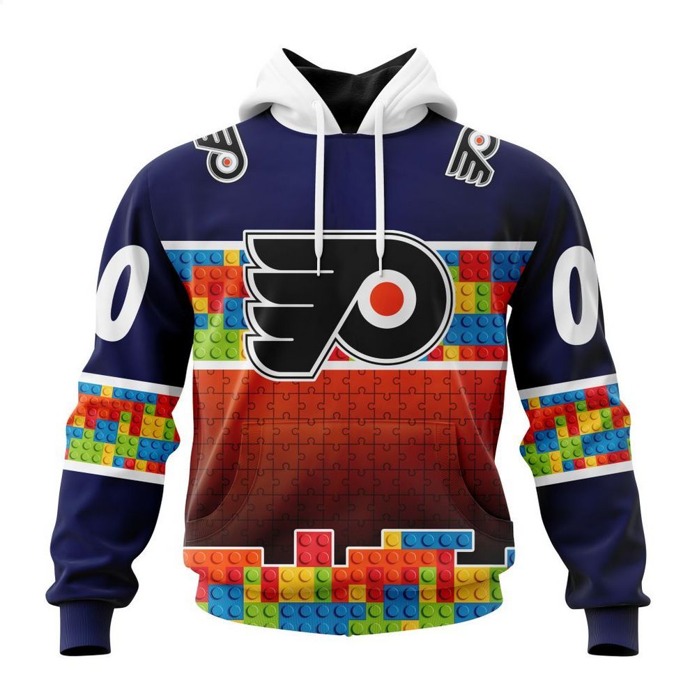 personalized philadelphia flyers autism awareness shirt hoodie 1 264