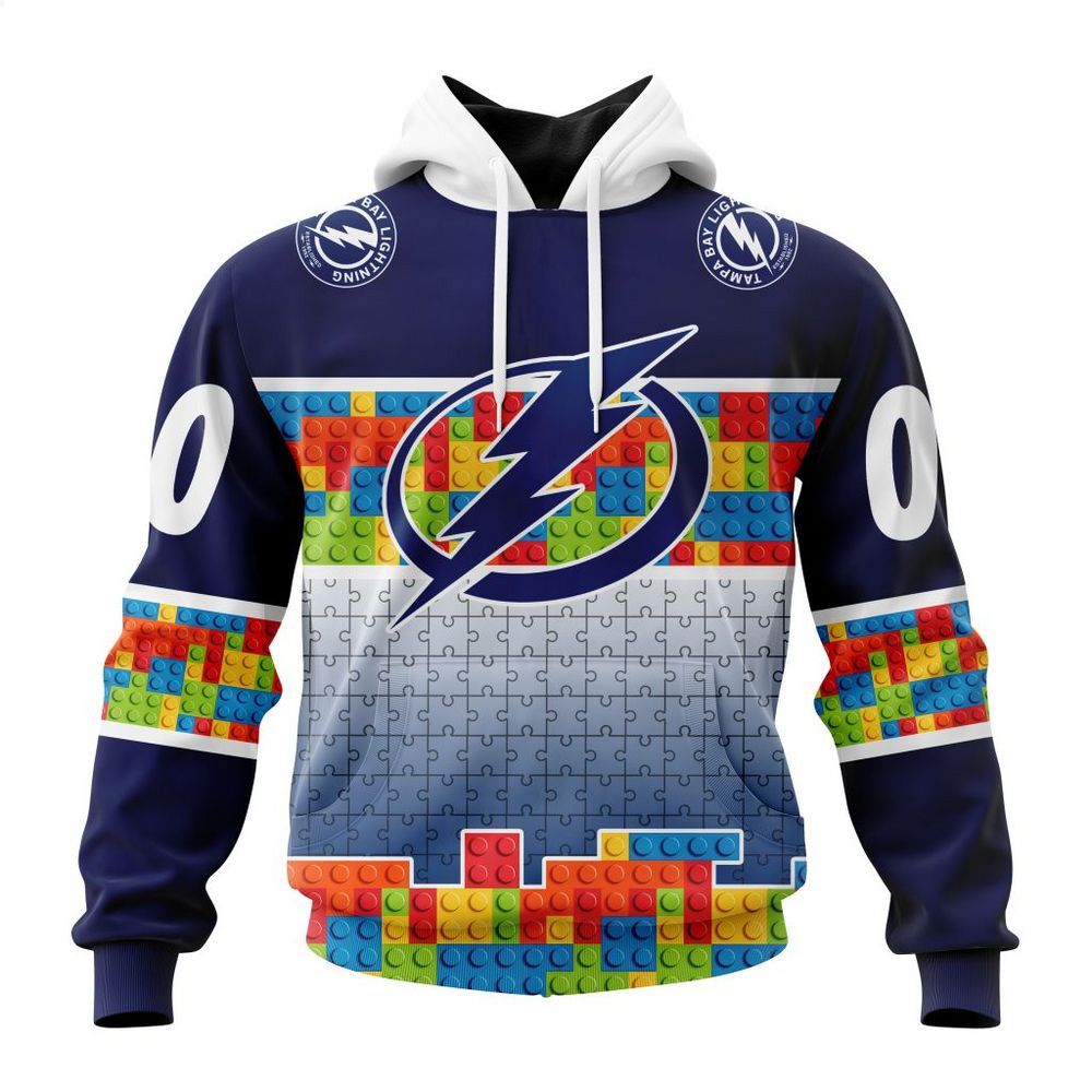 personalized tampa bay lightning autism awareness shirt hoodie 1 558