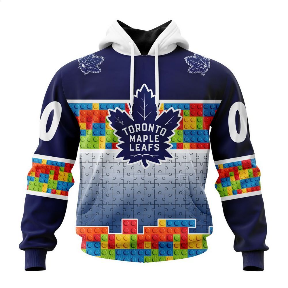 personalized toronto maple leafs autism awareness shirt hoodie 1 811