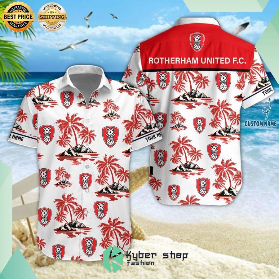 rotherham united hawaiian shirt and short 1 91