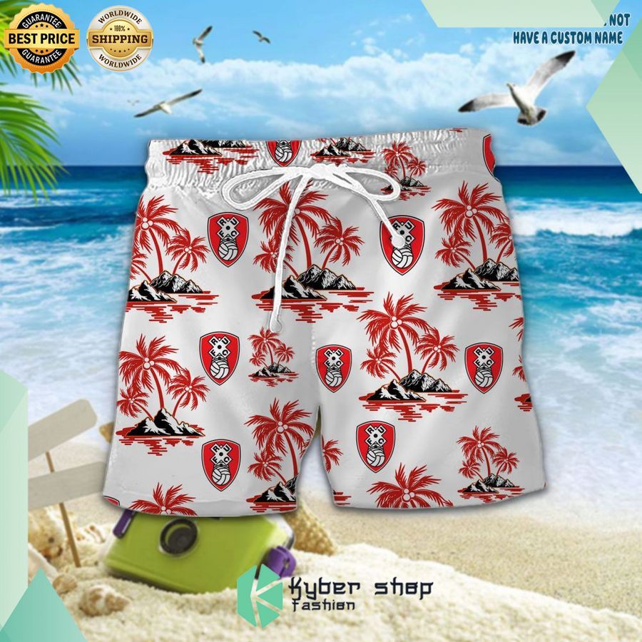 rotherham united hawaiian shirt and short 2 402