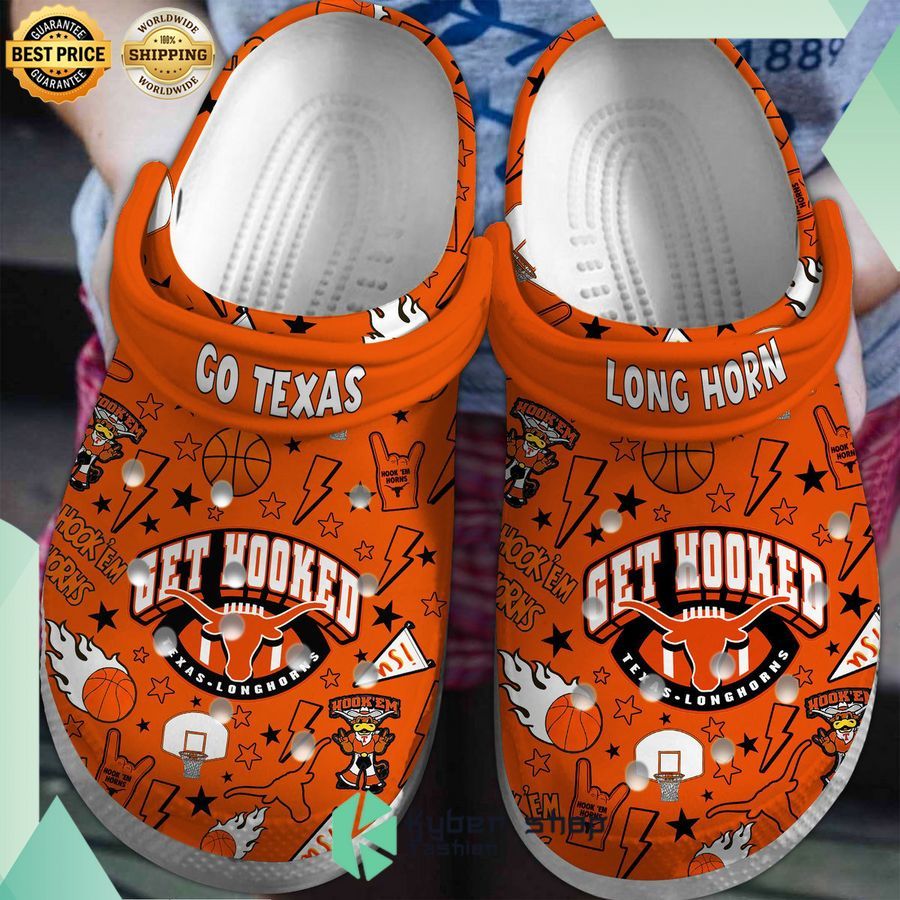 texas longhorns get hooked crocband shoes 1 33