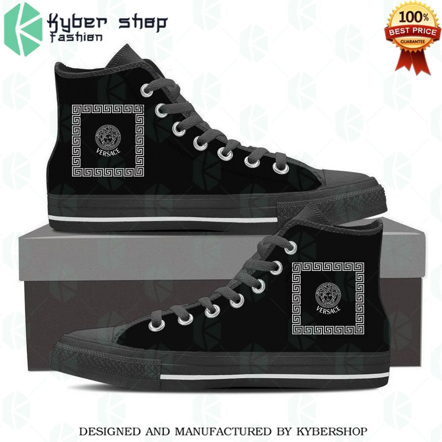 versace black high top canvas sneaker 1 488