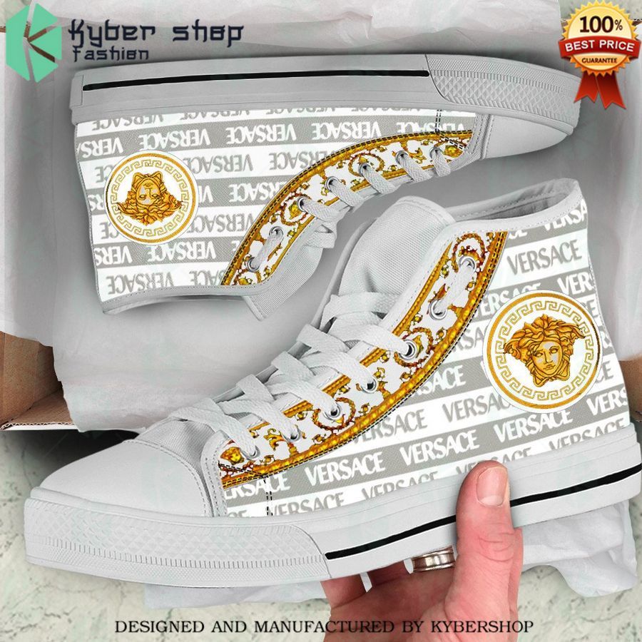 versace gold grey high top canvas shoes 1 529