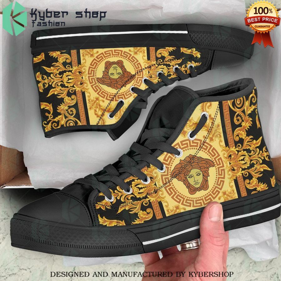 versace gold high top canvas shoes 1 68