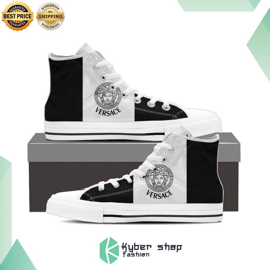 versace high top canvas shoes 1 666