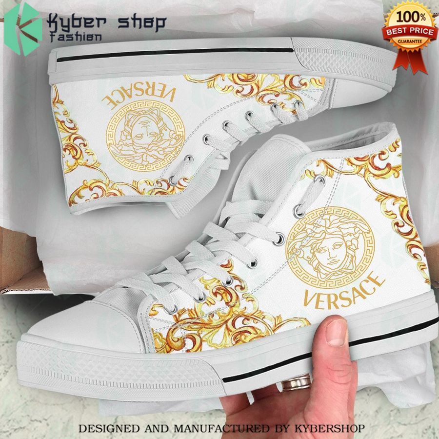 versace white high top canvas shoes 1 394