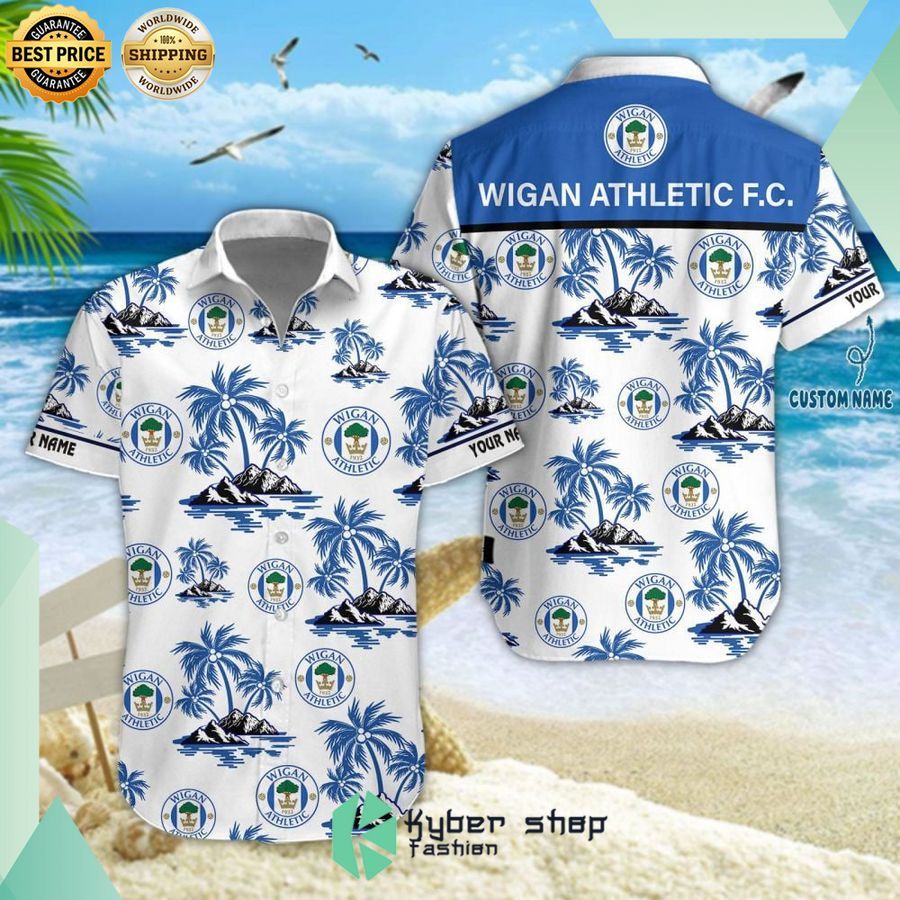 wigan athletic hawaiian shirt and short 1 888