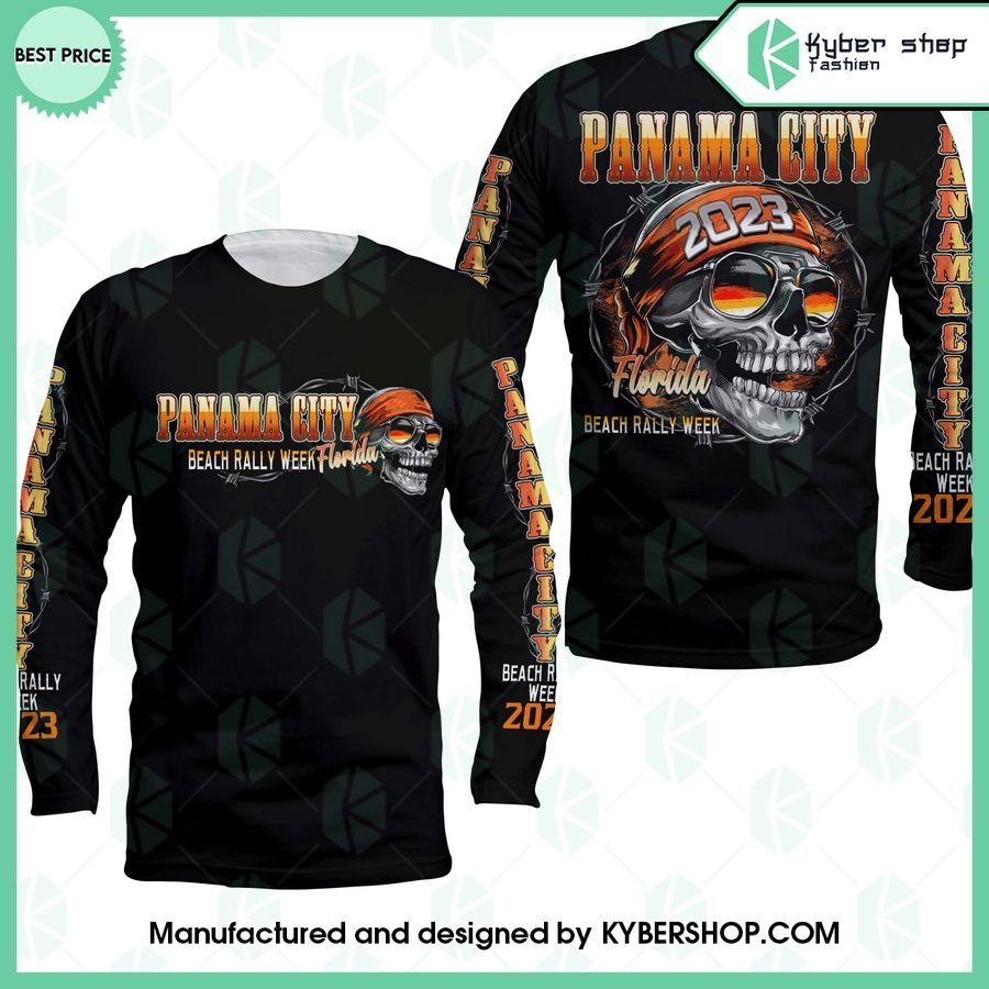 2023 panama city beach rally week skull shirt hoodie 1 251