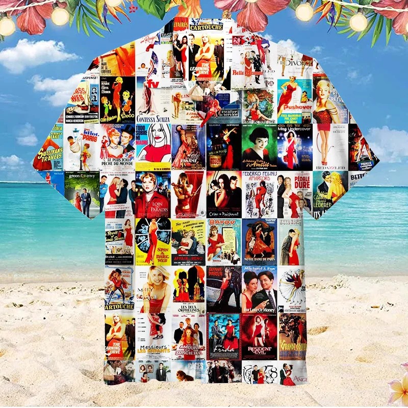 Hollywood Movie Posters Hawaiian Shirt