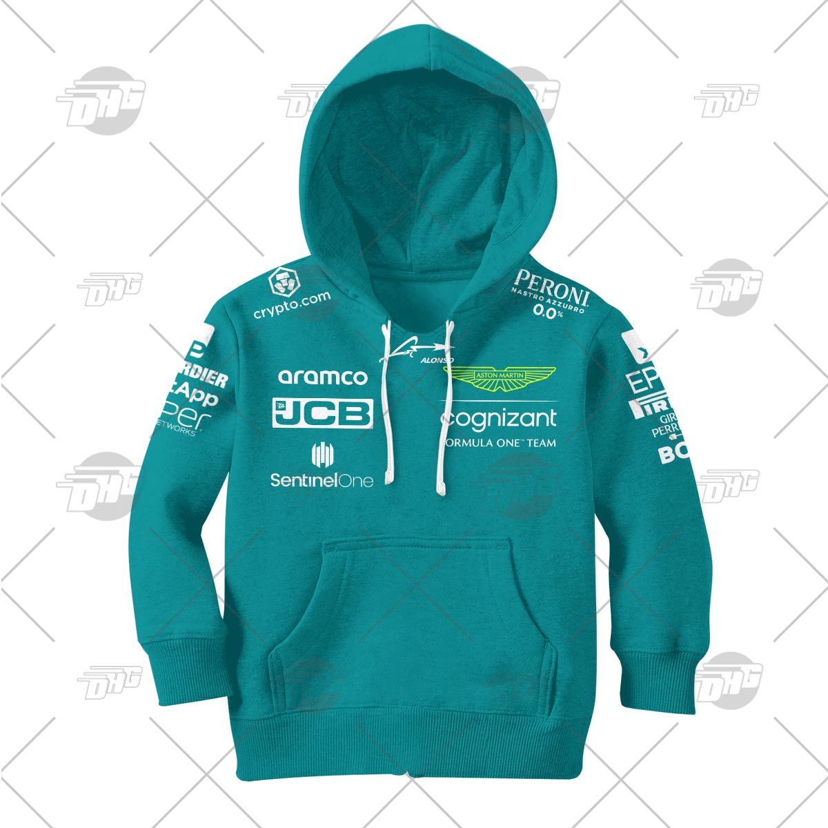 OSC YN KID F1ALONSO23 hoodie front