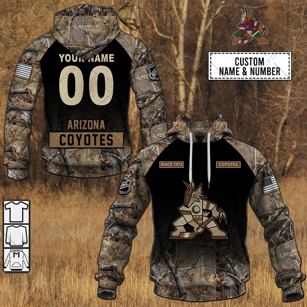 TU YN NHL Hunting Arizona Coyotes mockup ads