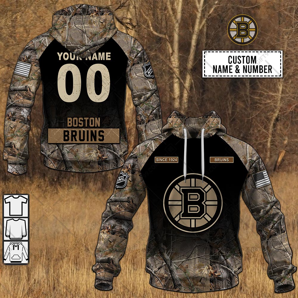 TU YN NHL Hunting Boston Bruins mockup ads