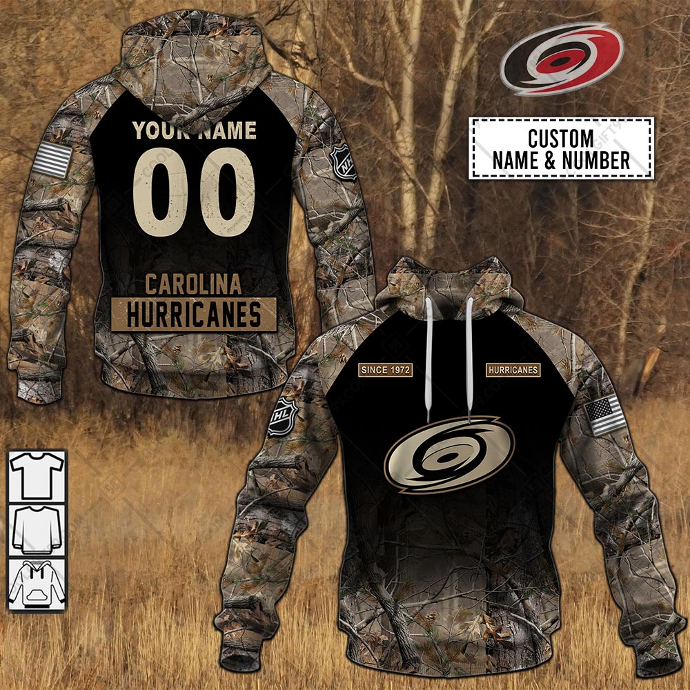 TU YN NHL Hunting Carolina Hurricanes mockup ads