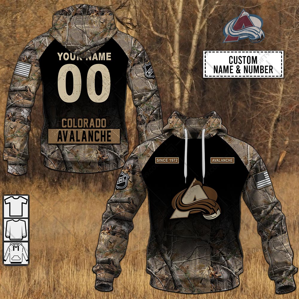 TU YN NHL Hunting Colorado Avalanche mockup ads