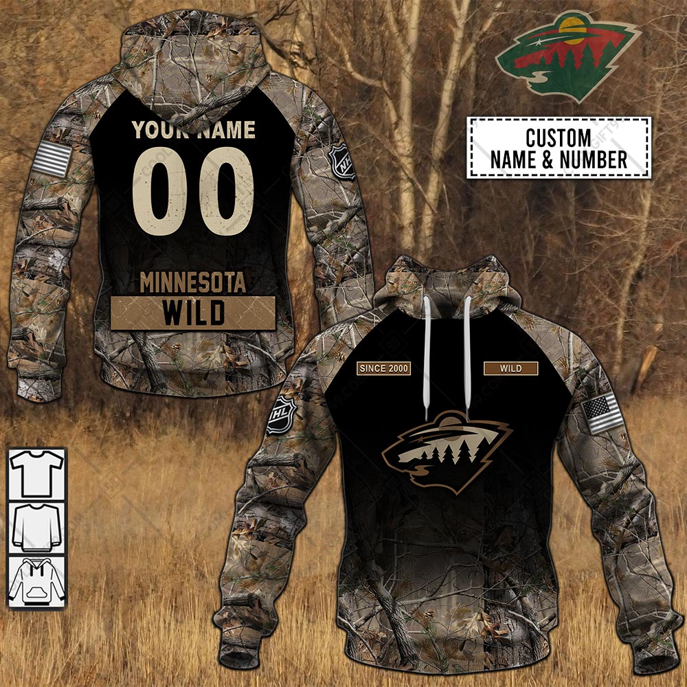 TU YN NHL Hunting Minnesota Wild mockup ads