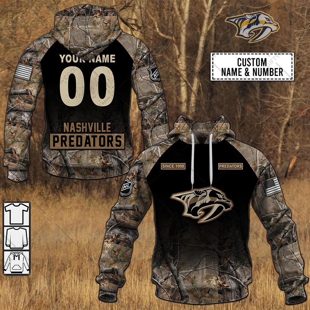 TU YN NHL Hunting Nashville Predators mockup ads