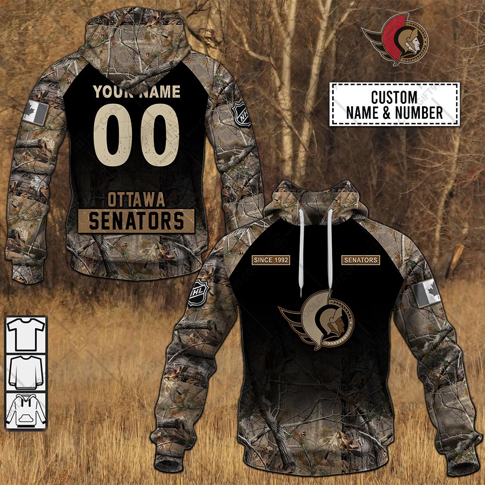 TU YN NHL Hunting Ottawa Senators mockup ads