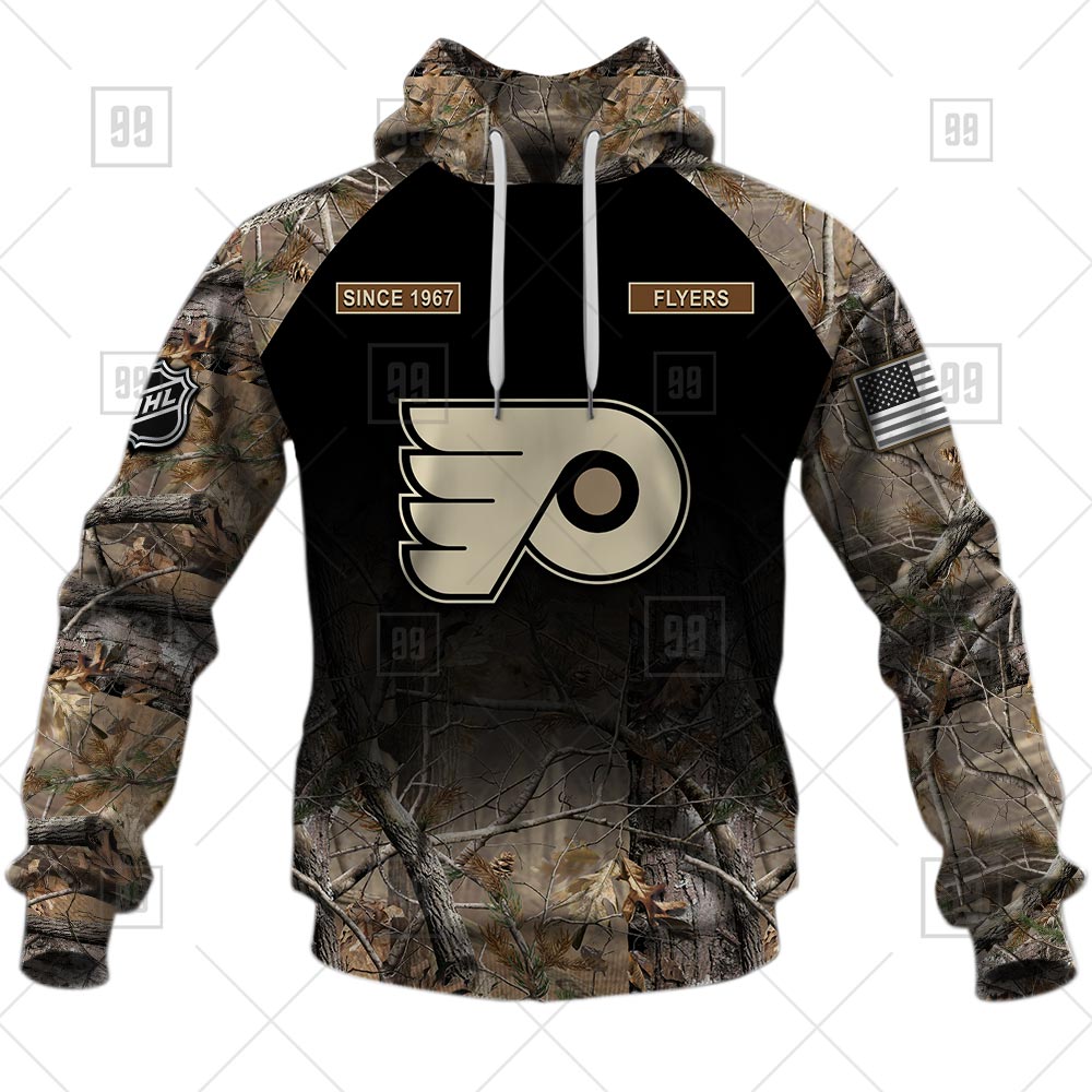 TU YN NHL Hunting Philadelphia Flyers hoodie front