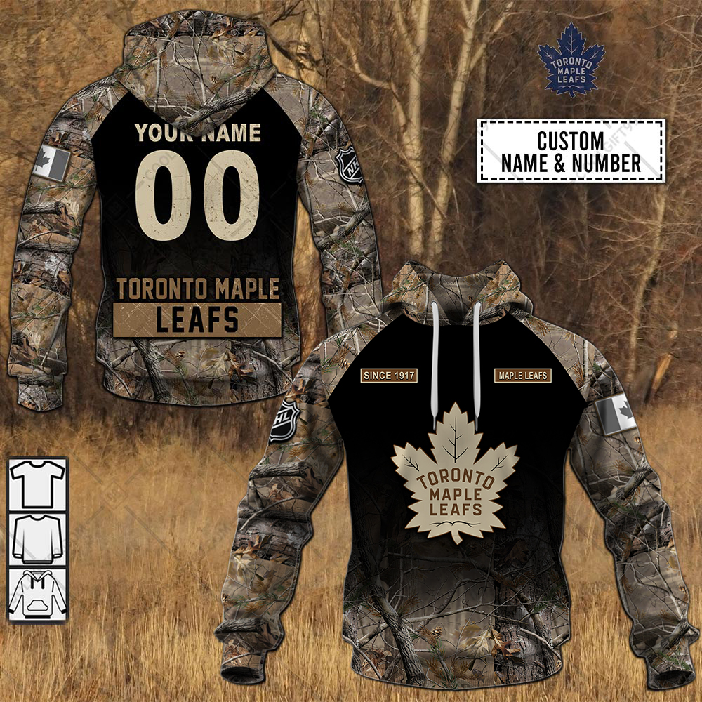 TU YN NHL Hunting Toronto Maple Leafs mockup ads