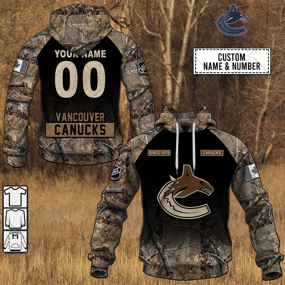 TU YN NHL Hunting Vancouver Canucks mockup ads