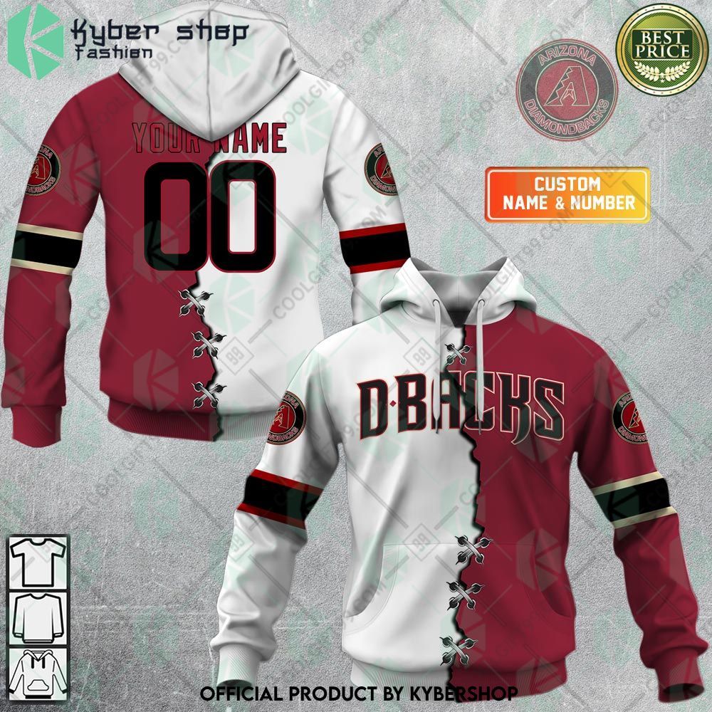 arizona diamondbacks custom hoodie 1 75