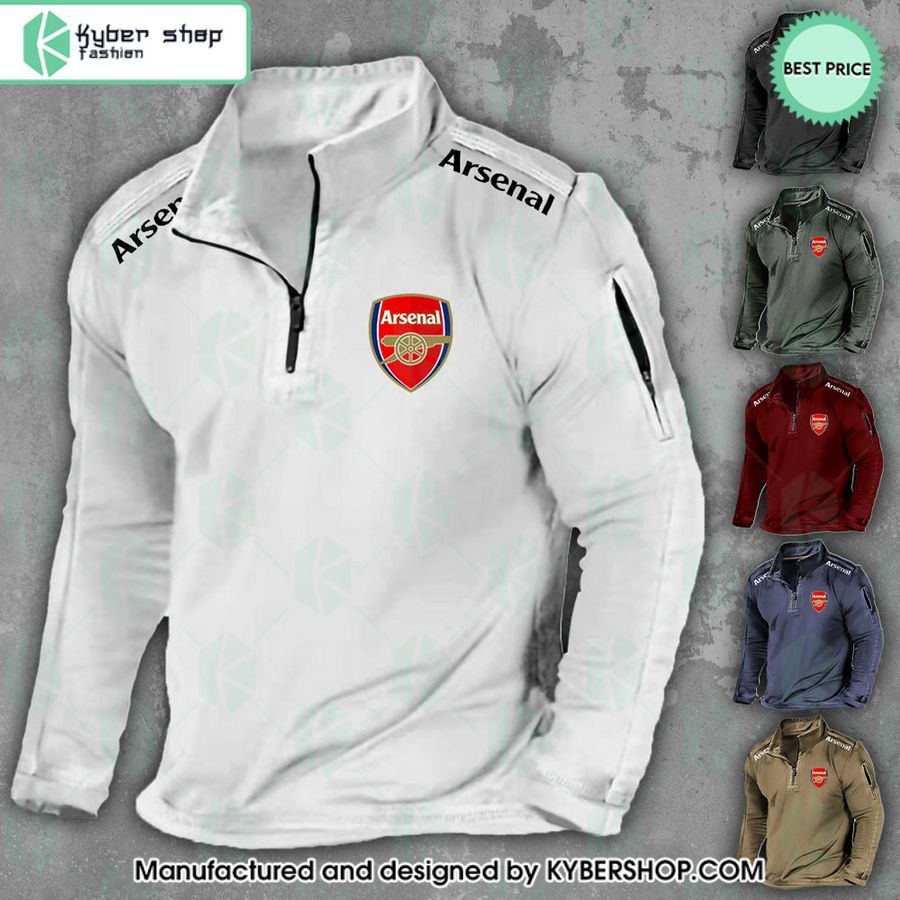 arsenal fc tactical waffle zip jacket 1 532