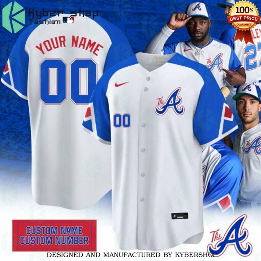 atlanta braves city connect custom baseball jersey 1 168