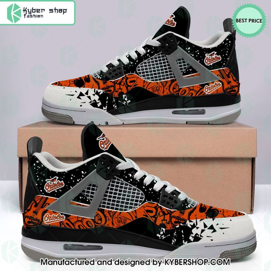 baltimore orioles mlb air jordan 4 shoes 1 585