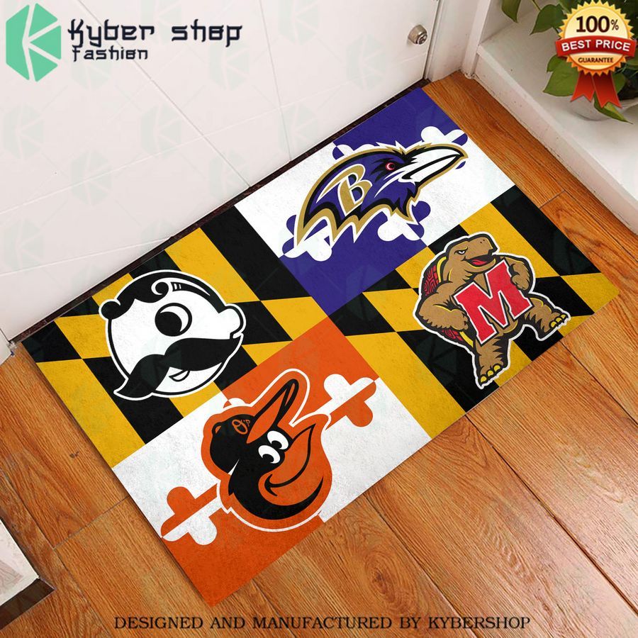 baltimore sports collection doormat 2 175