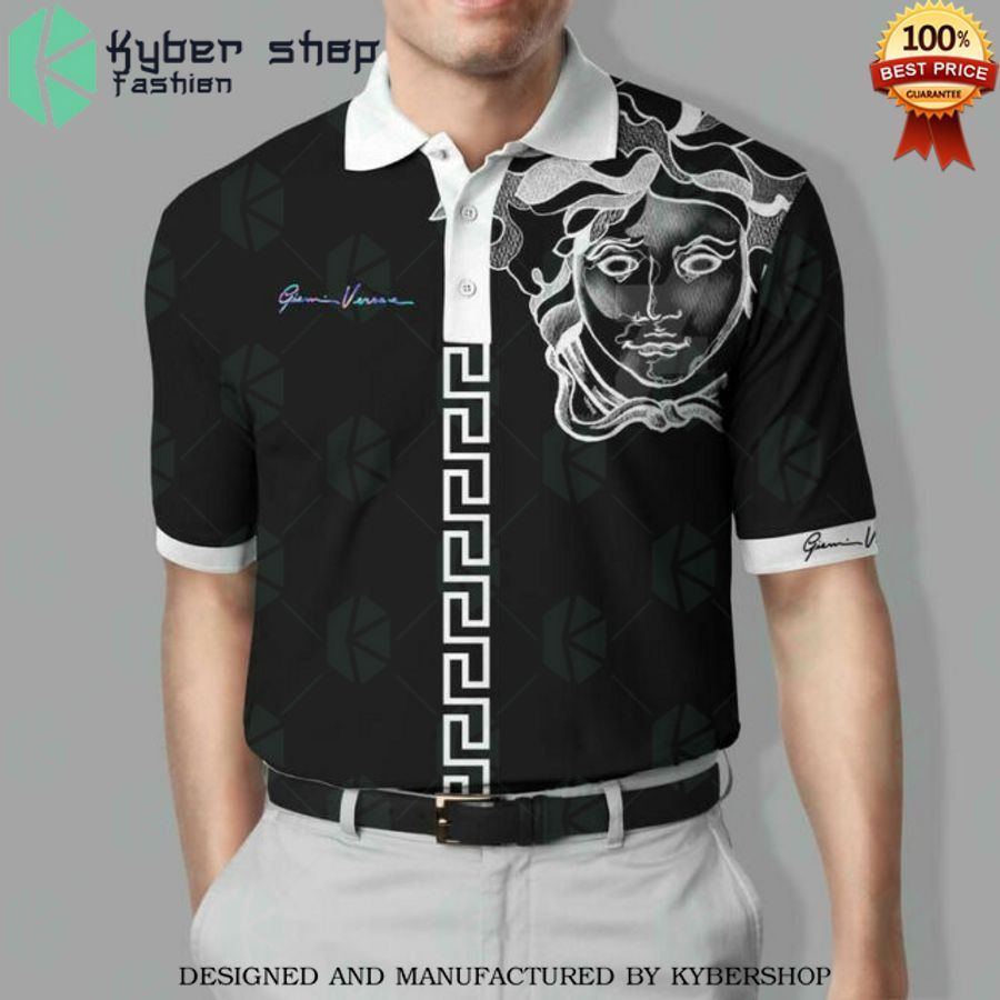 black gianni versace polo shirt 1 223