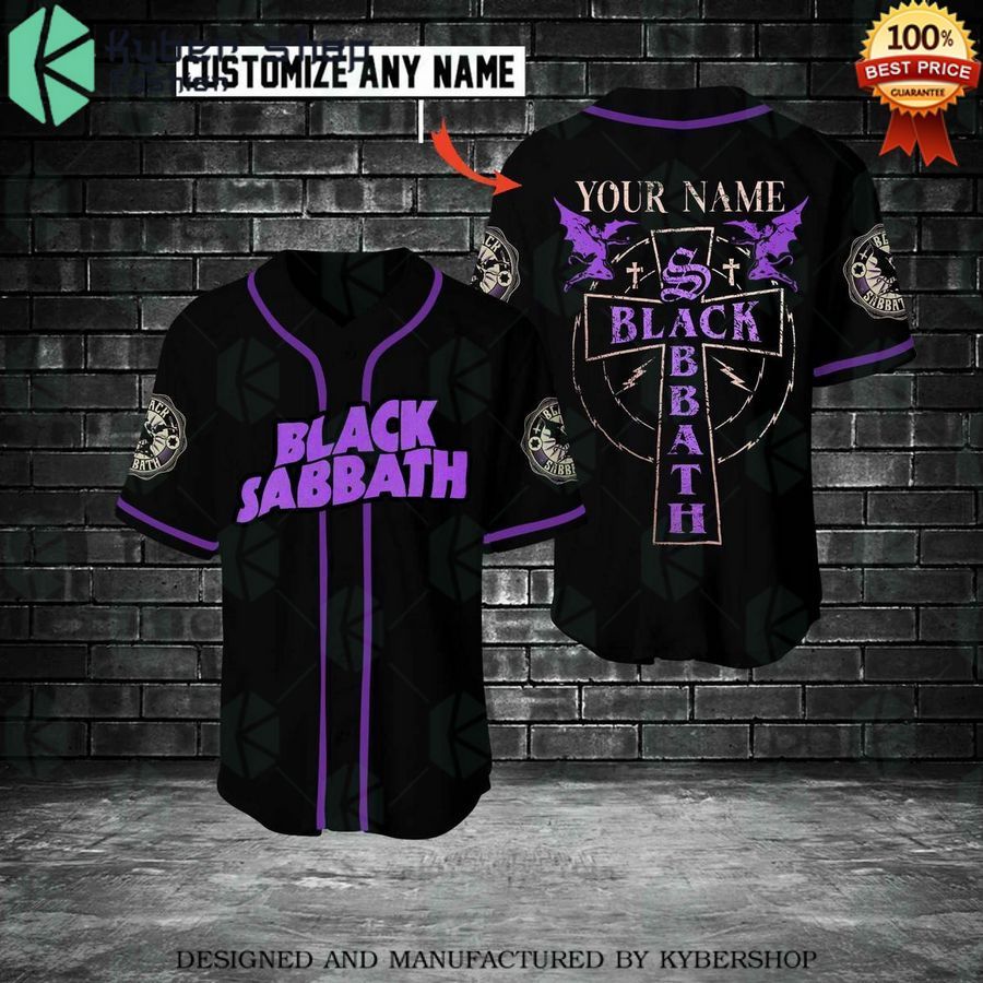 black sabbathn custom baseball jersey 1 156