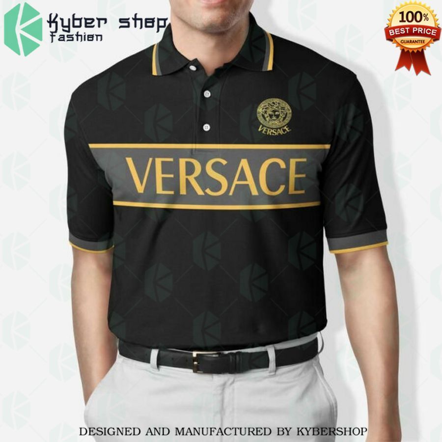 black versace polo shirt 1 260