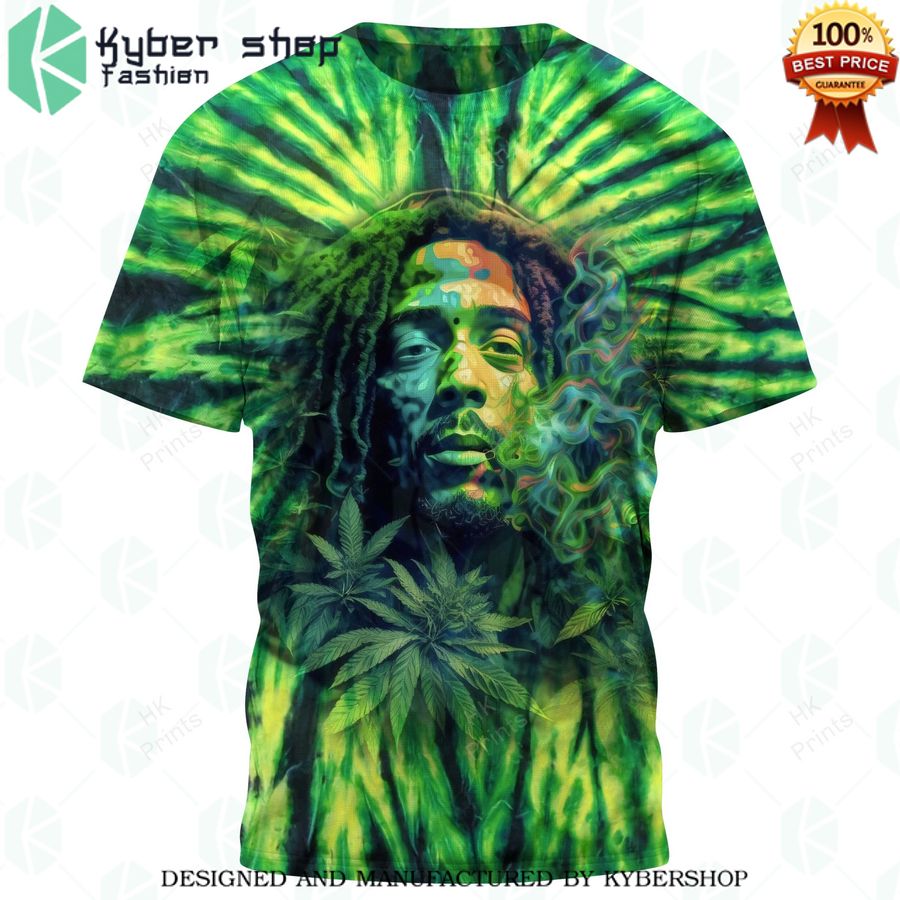 bob marley rastafari green tie dye t shirt 1 215