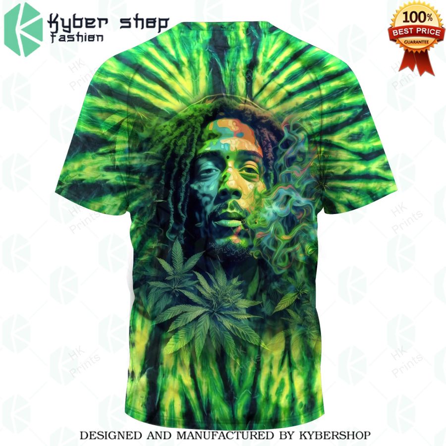 bob marley rastafari green tie dye t shirt 2 64