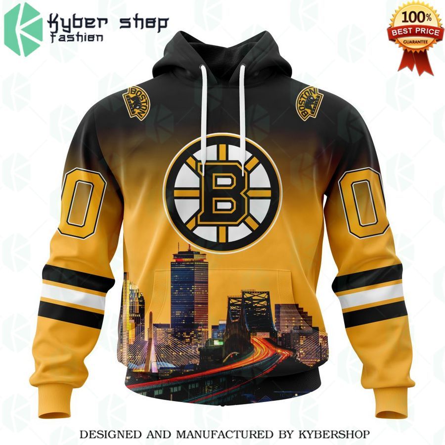 boston bruins special design with cityscape custom shirt 1 67