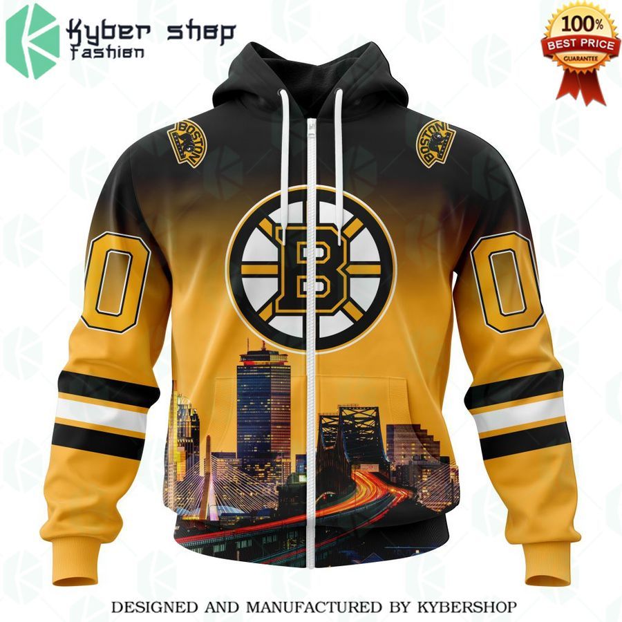 boston bruins special design with cityscape custom shirt 2 816