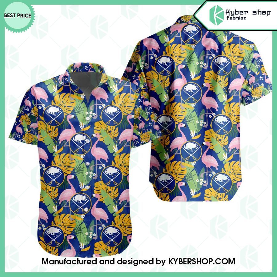 buffalo sabres flamingo hawaiian shirt 1 869