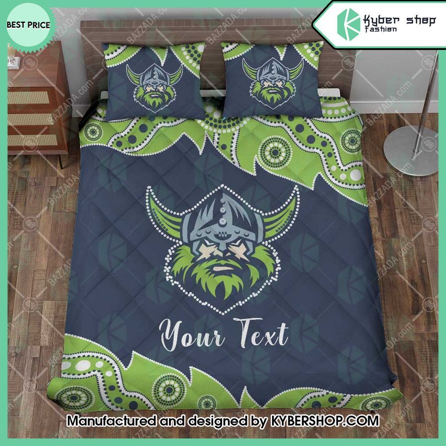 canberra raiders aborigines custom name bedding set 1 530