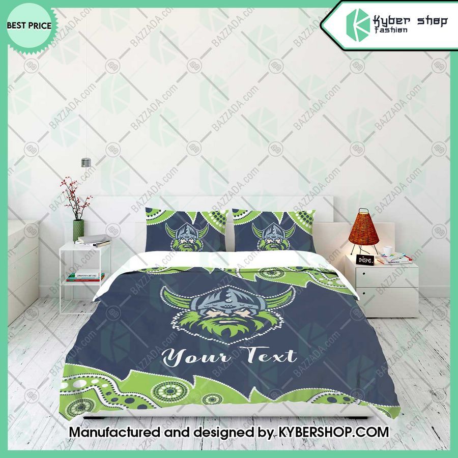 canberra raiders aborigines custom name bedding set 2 580