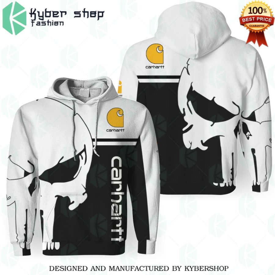 carhartt punisher skull white hoodie 1 714